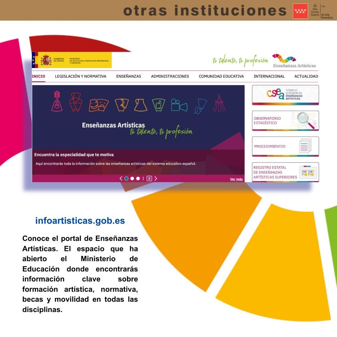 🏫 Otras instituciones &iquest;Sabes que existe el portal Infoart&iacute;sticas 🌐 del Ministerio de Educaci&oacute;n? @educaciongob https://&hellip;