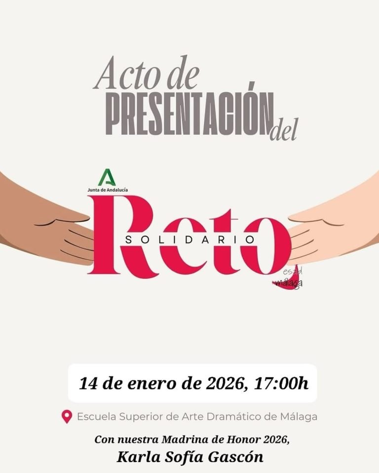 🎭 Acto de Presentaci&oacute;n del Reto Solidario ESAD M&aacute;laga 🤝 📅 14 de enero de 2026 ⏰ 17:00 h 📍 Escuela Superior de Arte D&hellip;