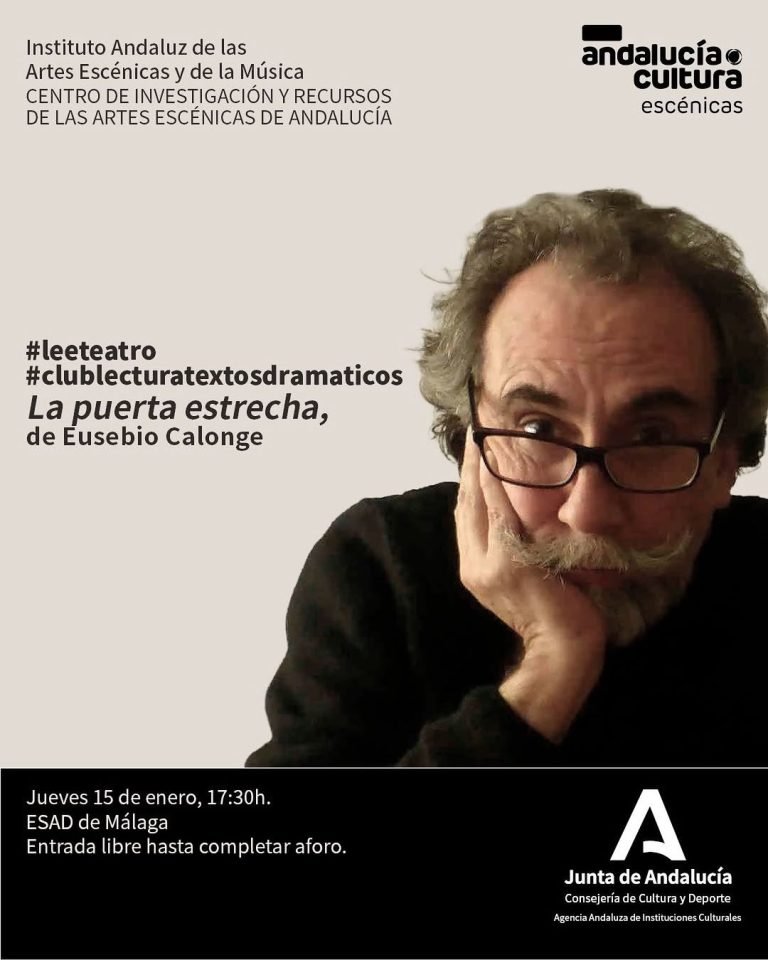 🎭 #LeeTeatro | Club de lectura de textos dram&aacute;ticos Te invitamos a la cita de &ldquo;La puerta estrecha&rdquo;, de Eusebio Calonge,&hellip;
