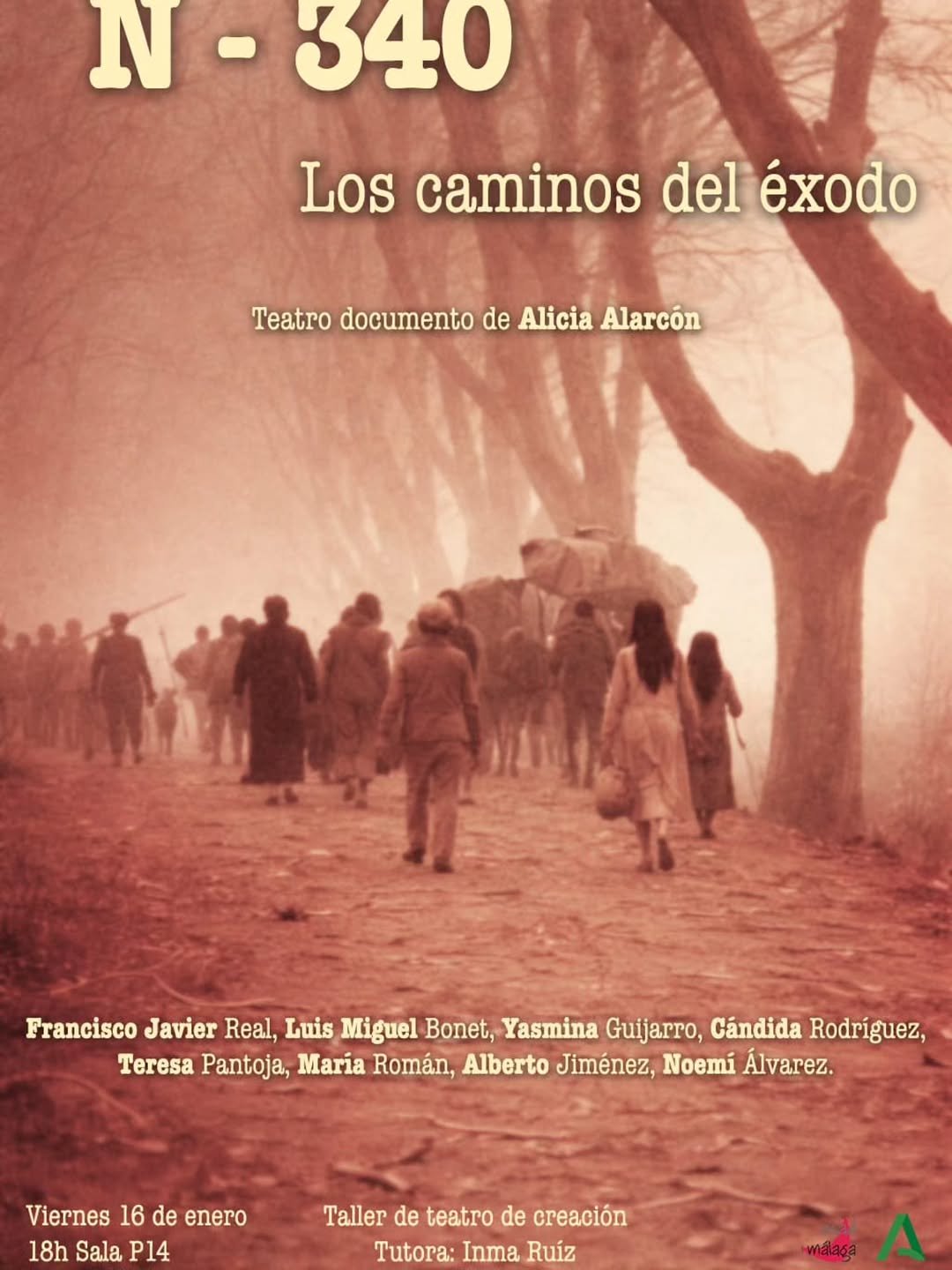 🎭 TALLER DE TEATRO DE CREACI&Oacute;N 2&ordm; F &middot; Especialidad: DRAMATURGIA Comenzamos con las muestras de TEATRO DOCUMENTO. 📍 N-3&hellip;