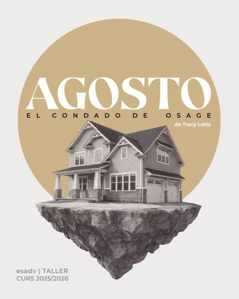 Arriba &laquo;Agosto. El condado de Osage&raquo; de Tracy Letts a #MostresiTallersESADV! ⚫ Una obra interpretada per l&rsquo;alumnat de 4t&hellip;