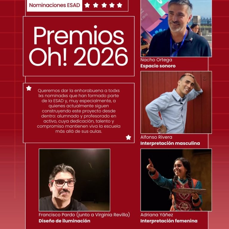 Nominaciones Premios Oh! de las Artes Esc&eacute;nicas en Asturias, organizados por Escenasturias. Queremos dar la enhorabuena &hellip;